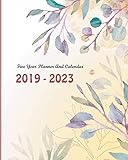 2019-2023 Five Year Planner And Calendar: Watercolor Floral Cover, Monthly Schedule Organizer, 60 Mo by Joni Stallworth