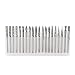 YUFUTOL 20pcs Solid Carbide Burr Set 0.118''（3mm）Shank Tungsten Carbide Rotary Files Burrs with 3mm Cutting Head Diameter Fits Most Rotary Drill Die Grinder for Woodworking,Engraving,Drilling,Carving