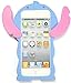 Touch 6 Case, Touch 5 Case, Cute Cartoon 3D Lilo Stitch Movable Ear Flip Soft Silicione Case Cover for iPod Touch 6 / Touch 5