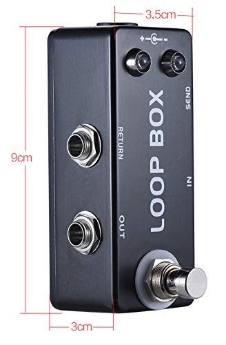 Mosky Mini Loop Box Guitar Effect Pedal with Channel Selection True Bypass - Thumbnail 2