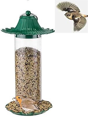 Outdoor Bird Feeder Squirrel Proof Metal Hanging Wild Bird Feeder