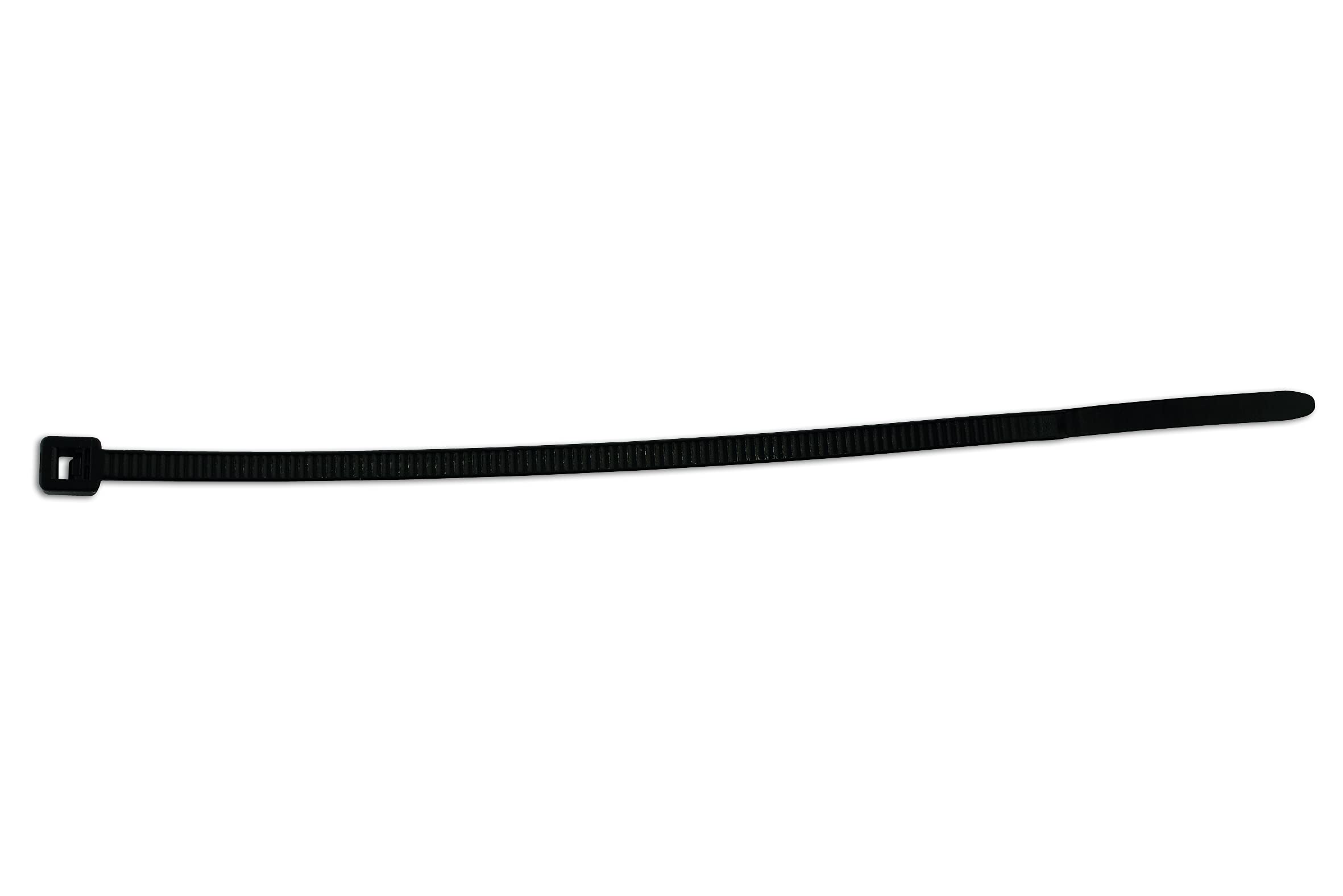 Connect 30262 Hellermann Black Cable Tie 200mm x 4.8mm T50R 100pc