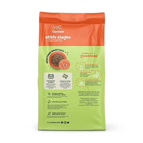 Canidae All Life Stages Premium Dry Dog Food for Less Active Dogs, All