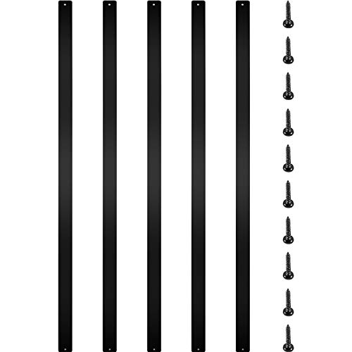 VEVOR Deck Balusters, 29.5"x1" Metal Deck Spindles, 76 Pack Staircase Baluster…