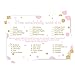 Paper Clever Party Pink and Gold Baby Shower Game - Candy Bar Matching Activity Cards - Guess The Stages of Pregnancy and Parenthood - Funny Game for Guests - Twinkle Star Princess Theme - 25 Pack