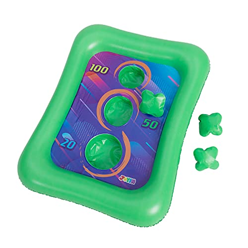 Inflatable Pool Toss Games Floating Cornhole Toss Set CornToss Board