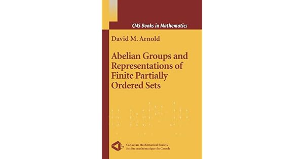 Abelian Groups And Representations Of Finite Partially - 