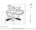 Suyi White Gold Plated Alloy Two Dragonflies Ring with Austrian Crystal 8
