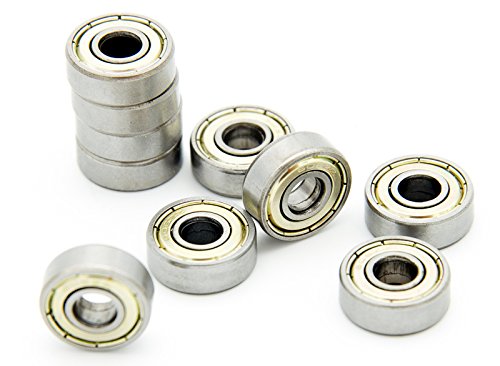 10x PROtastic® 606ZZ 6x17x6mm Sealed Miniature Deep Groove Radial Ball Bearings