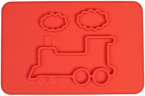 Rino Reserve Baby Placemat - Suction, Non Slip, Silicone Train Feeding Placemat for Children and Toddlers (More Colors)