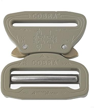 AustriAlpin Cobra Buckle 7075 Aluminum Quick Release Adjustable TAN499 (1" 25MM)