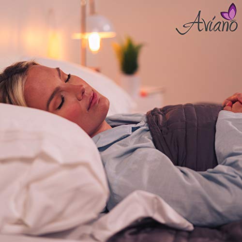 Aviano Premium Bamboo Cooling Weighted Blanket for Adults 20 lbs