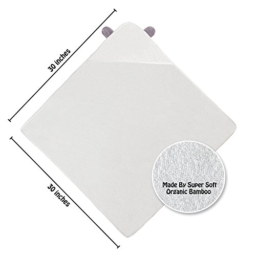 image for Tink Top Extra Soft Bamboo Hooded Baby Towel | Sized for Infant and To
