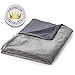 Snuggle Pro Reversible Duvet Cover for Weighted Blankets - 60 x 80 Inches Queen Size - All Season Cooling Bamboo and Soft Minky - Removable and Machine Washable - Grey