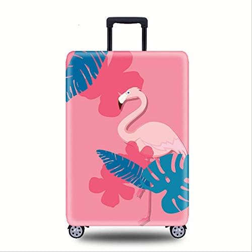 DINDAL Luggage Cover Flamingo Elastic Force Trunk Protect Sheath Travel Pull Rod Suitcase Thickening Dustproof Bags XL (29-32 inch) Luggage Cover J