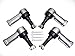American Star 4130 Chromoly OEM Style Replacement ATV Tie Rod Ends For Can-Am Outlander and Renegade (see compatible models below) Replaces Part # 709400490 and 709400486