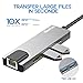 USB C Multiport Adapter with 1000M rj45 Gigabit Ethernet Port, 4K HDMI Output, 2 USB 3.0 Ports, USB C PD Charging Port Hub, 5 in 1 Type C Network Adapter for MacBook Pro & Type C Windows Laptops…