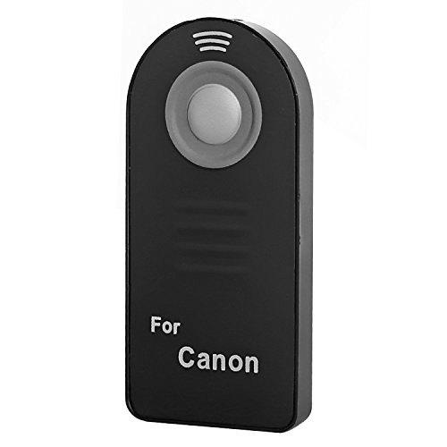 IR Wireless Shutter Remote Control for Canon EOS 6D Mark II, 5D Mark IV III II, 5DS 5DR, 7D Mark II, 77D 6D 7D 80D 70D 60Da 60D SL1 /Rebel T7i T6s T5i T4i T3i T2i T1i XSi XTi/M6 M5 M3 (Replaces RC-6)