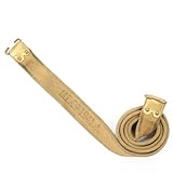 Original WWII Dated British Enfield Web Khaki Sling with Brass Fittings- Double Point Sling