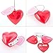 JOYIN 28 Packs Valentine Rubber Bracelet PreFilled Hearts Box，Silicon Rubber Wristbands for Kids Party Favors, Valentines Day Cards Gift for Classroom Exchange and Prize