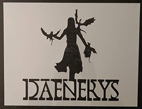 Custom Stencil Got Game Of Thrones Daenerys Mother Of Dragons Fast Amazon Ca Home Kitchen