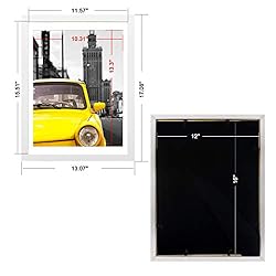 Emeyart 12x16 White Picture Frames Display 11x14