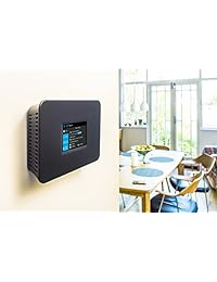 Pantalla táctil de largo alcance, correa Almond Securifi, router inalámbrico AC gigabit ALMP BLK US, Negro