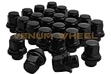24 Pc Black Toyota Tacoma Tundra Fj Cruiser Oem Mag Seat Lug Nuts 12x1.5 1.45