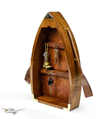 Boat Key Cabinet w/ Key Hooks