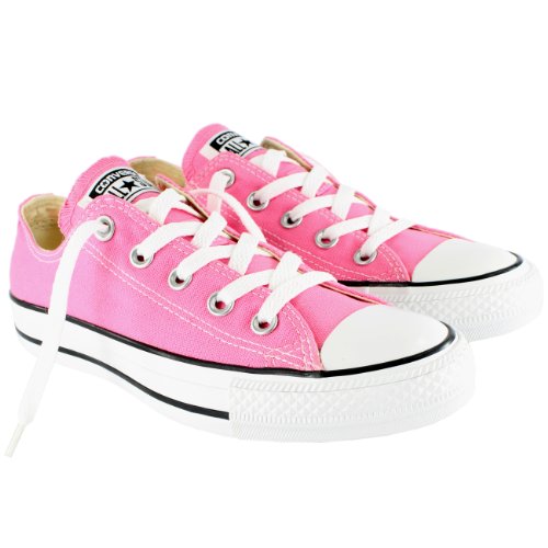Converse Unisex Chuck Taylor All Star Low Top Pink Sneakers - US Men's 7 D(M) / US Women's 9 B(M)