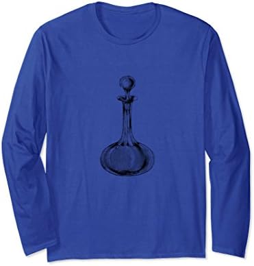 Unisex Genie Bottle Print Long Sleeve Shirt 2XL Royal Blue