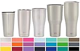 Simple Modern Pint 16oz Tumbler - Vacuum Insulated Double Wall 18/8 Stainless Steel Hydro Trazel Mug - Coffee Cup Flask - Simple Stainless