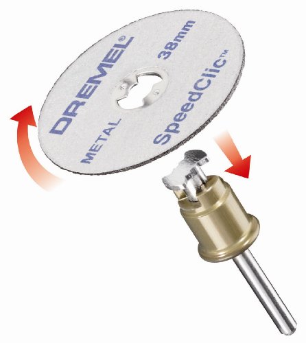Dremel SC456B EZ SpeedClic Metall-Trennscheiben, Zubehörsatz mit 12 Trennscheiben zum Trennen von Metallrohren, gehärtetem Stahl, Kupfer, Trockenbauplatten u.v.m. – Bild 3