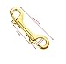 4 Pcs 3.5 Inch Brass Double End Snap Hook Clip Diving Hook for Diving,pet,Handmade Bag,Keychains etc