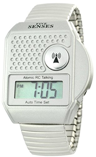 ATOMIC Talking watch- 5 SENSES Top Button LCD Atomic Talking Watch 1239