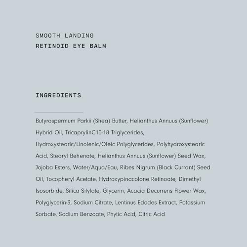 Versed Smooth Landing Advanced Retinoid Eye Balm - Anti-Aging Eye Cream with Granactive Retinoid for Crow's Feet, Under Eye Bags & Dark Circles - Nightly Moisturizing Eye Firming Cream (0.42 oz)