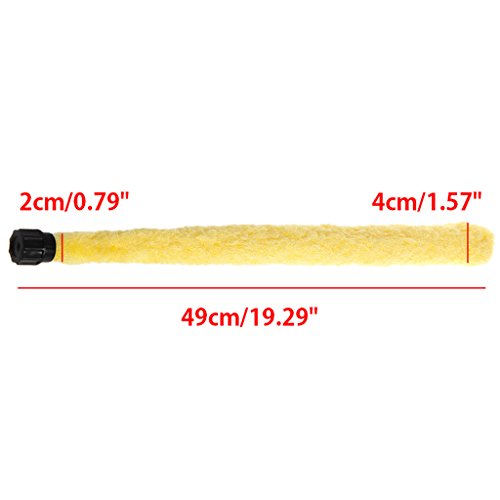 Abicial Soft Durable Cleaning Brush Cleaner Pad Saver For Alto Tenor Soprano Saxophone
