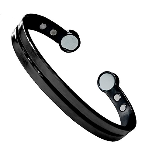 Elegant magnetic therapy bracelet unisex adjustable jew…