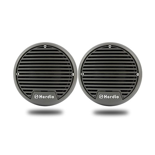 Herdio 3" inch Marine Boat Bluetooth Speakers Motorcycle Hot tub Stereo