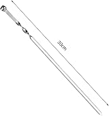 RAM ONLINE Ram 1B09W9YRSNQ2 Kebab Skewers Set of 12 Stainless Steel 30cm view 3
