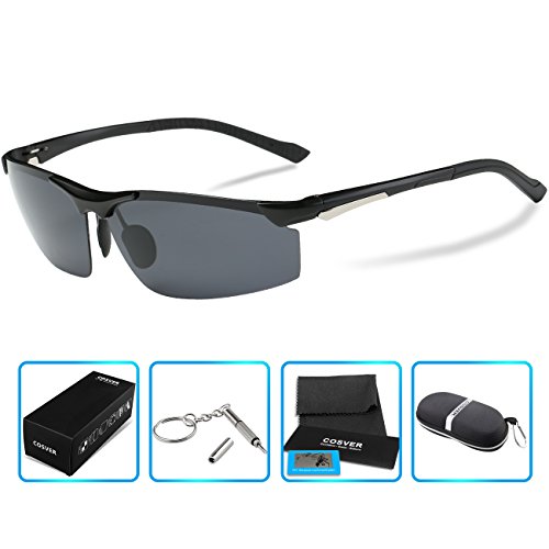 Cosver men s sports style polarized sunglasses for driv…