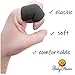 BodyMoves Finger Hot and Cold Ice Pack Plus Adult Finger Brace Splint Sleeve Thumb Support Protector Cushion Pressure Safe Elastic Breathable Stabilizers (Midnight Black)