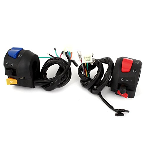 uxcell Motorcycle Left Right Handle Bar Starting Switch DC 12V/24V for Suzuki