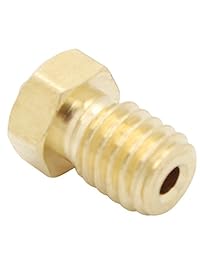 Zomiee cabezal de impresión tipo boquilla de bronce para impresora 3D, para filamento ABS PLA de 1.75 mm., 10