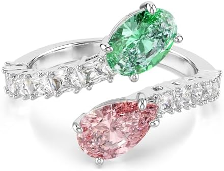 Amazon.com: Swarovski Una Angelic motif ring, Mixed cuts, Heart