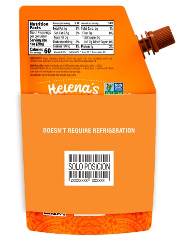 HELENA HUMMUS TRIPACK, SHELF-STABLE, NO ADDED PRESERVATIVES, 2 NATURAL CLASSIC 4.23 OZ AND 1 ROASTED BELL PEPPER 4.23 OZ (PACK OF 1 TRIPACK)