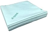 Hi-Shine 10 Next Generation Microfibre Cloth 40x40cm – Chemical Free Microfibre Cleaning Cloth for Glass, Glasses, Stainless Steel, Shiny Surfaces, Window - Green