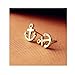 HuaYang Women Girls Vintage Retro Fashion Boat Wind Anchor Ear Stud Earring Earrings