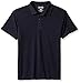 IZOD Uniform Young Mens Short Sleeve Performance Polo Shirt, Navy, 40/41