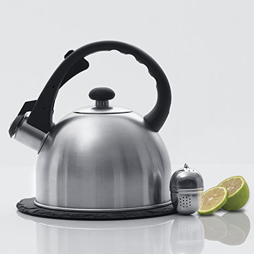 Click Here to See More Images 3 Piece Stainless Steel Tea Set